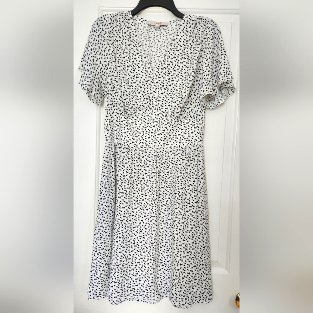 Loft Black and White Dress - Size 6T